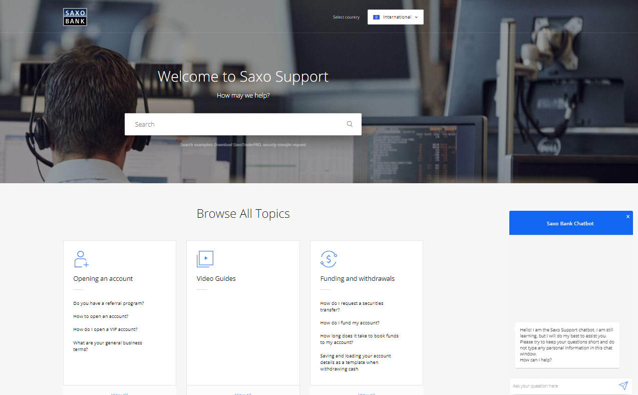 Saxo Bank Customer Support Saxo Bank Customer Support